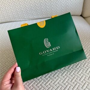 Small Goyard Paper Shopping Bag